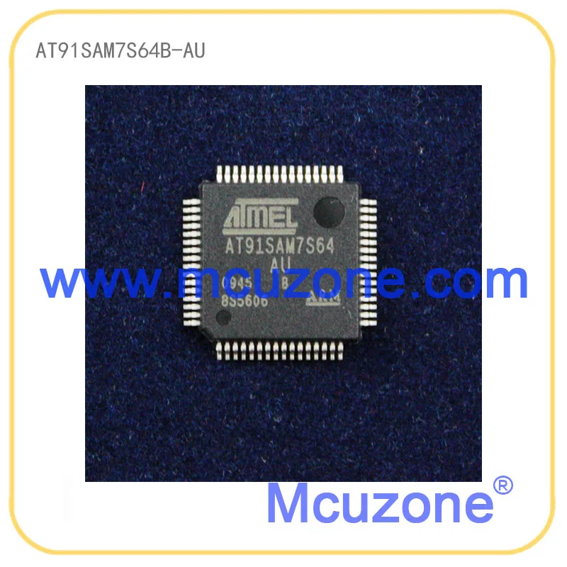 

AT91SAM7S64B-AU ATMEL ARM7 chip SAM7S64 7S64 MICROCHIP