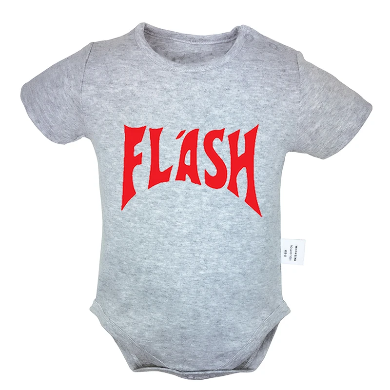 

Freddie Mercury Red Flash Gordon Queen Fancy Printed 6-24M Newborn Baby Girl Boys Clothes Short Sleeve Romper Jumpsuit Outfits