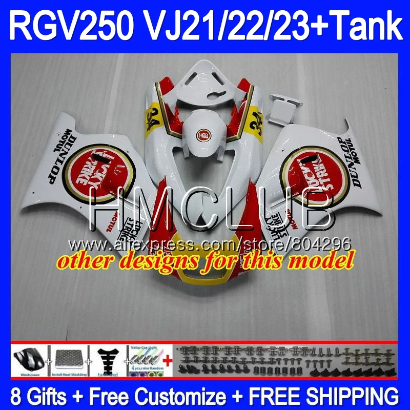 + Бак для SUZUKI VJ21 RGV250 88 89 90 91 92 93 39HM.20 RGV 250 VJ22 1988 1989 1990 1991 1992 обтекатель Горячий
