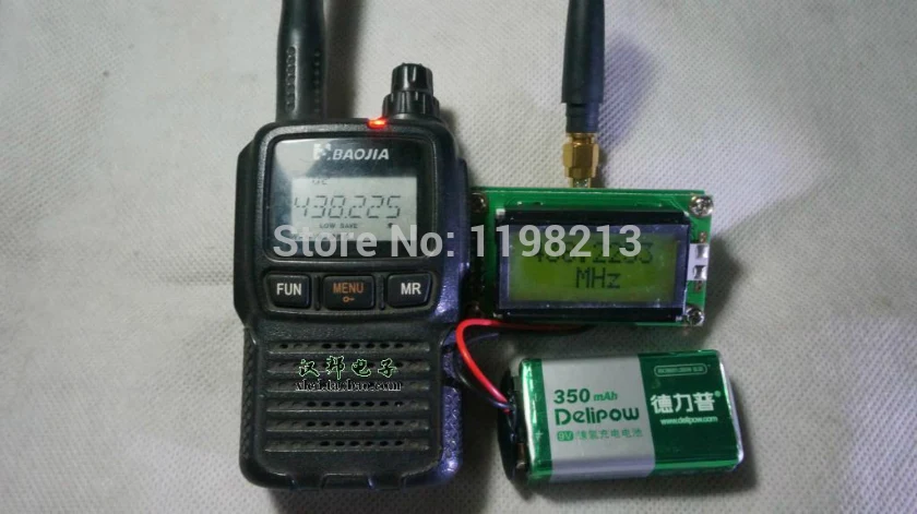

High Accuracy RF 1 to 500MHz Frequency Counter Tester meter measurement For ham Radio Digital lcd meter Walkie-talkie