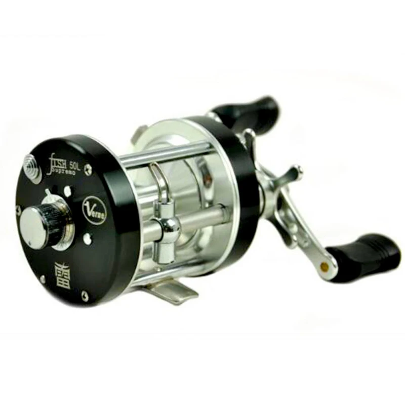 Full Metal Trolling Fishing Reels 4+1 BB Lure Reel for Saltwater and Freshwater Baitcasting Drum Wheel | Спорт и развлечения