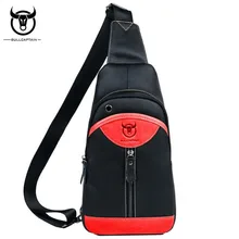 Мужская нагрудная сумка BULL CAPTAIN, брендовая сумка-мессенджер, мужские сумки на плечо, модные трендовые сумки на плечо из натуральной кожи