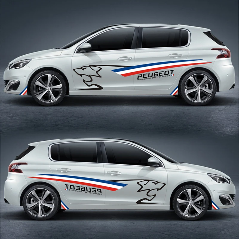 Автостайлинг TAIYAO Спортивная Автомобильная наклейка для Peugeot 207 BRZ 301 308S 408 508 2008 3008GT