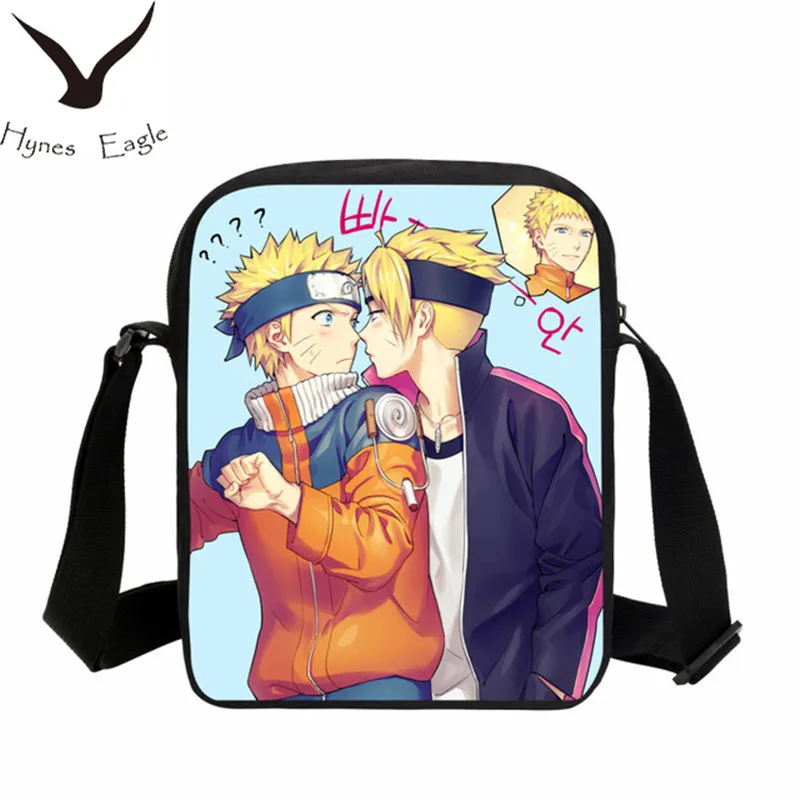 

Fahison Japanese Anime Naruto Small School Bags Cartoon Uzumaki Naruto Students Book Bags Kakashi Sasuke Casual Bookbags