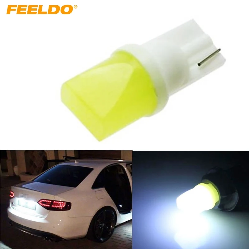 

FEELOD 1pc White T10 194 W5W Car LED 3D Side Direction Door Reading Side License Plate LED Light Lamp Bulbs DC 12V #HQ4441