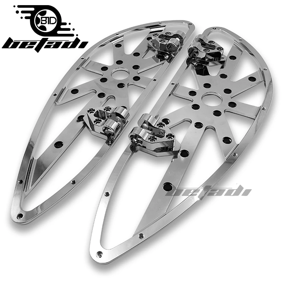 Мото En aluminum ChromeCNC строгальный станок для HarleyTouring RoadKing стандарт электроплана FLST FLSTF