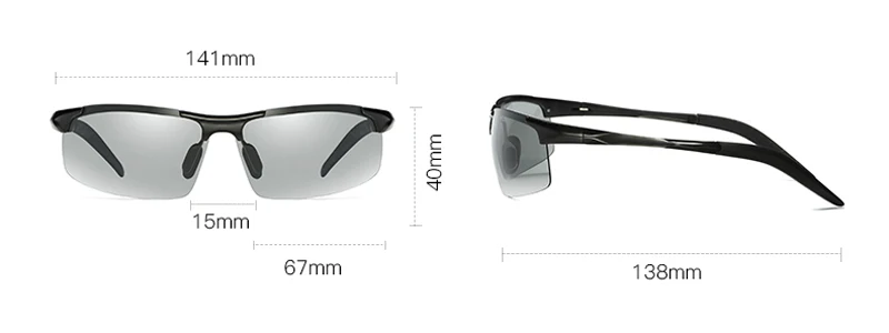 rimless sunglasses men polarized sport (10)