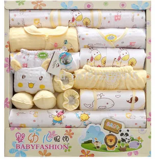 New 2015 Baby Gift Set thick high-grade cotton clothes suit newborn baby 18pcs | Детская одежда и обувь