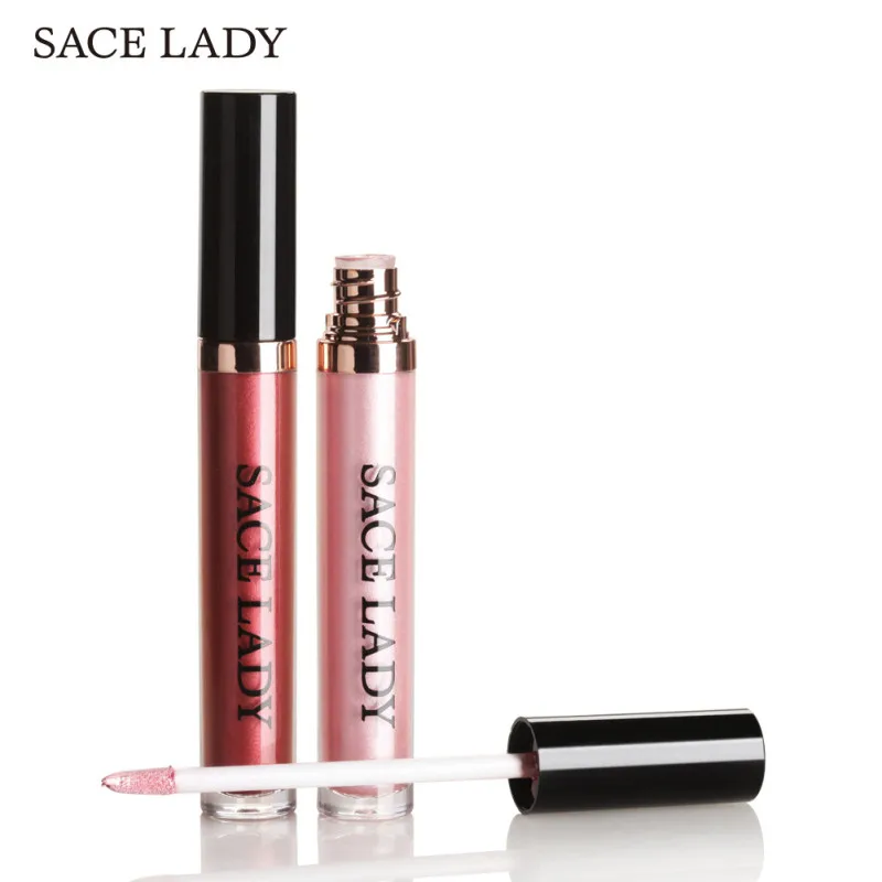 SACE LADY 2019 летняя Алмазная перламутровая блестящая жидкая глазурь для губ макияж