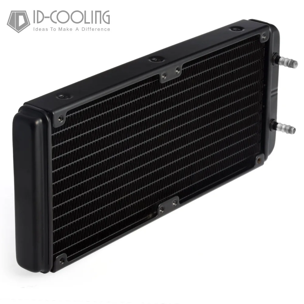 ID COOLING 240 мм алюминиевый радиатор водяного охлаждения совместимый с двумя 120
