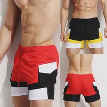 Мужская одежда для плавания; Maillot De Bain; купальные костюмы для мальчиков; Шорты для плавания; мужские плавки с карманами; Banadores