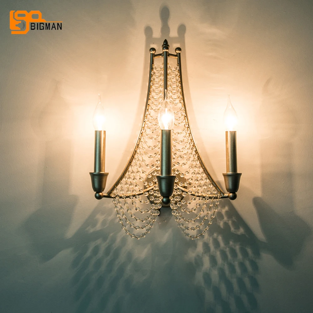 Роскошный дизайн настенное бра золото настенный светильник AC110V 220 В блеск гостиная, спальня wandlamp Dia34cm