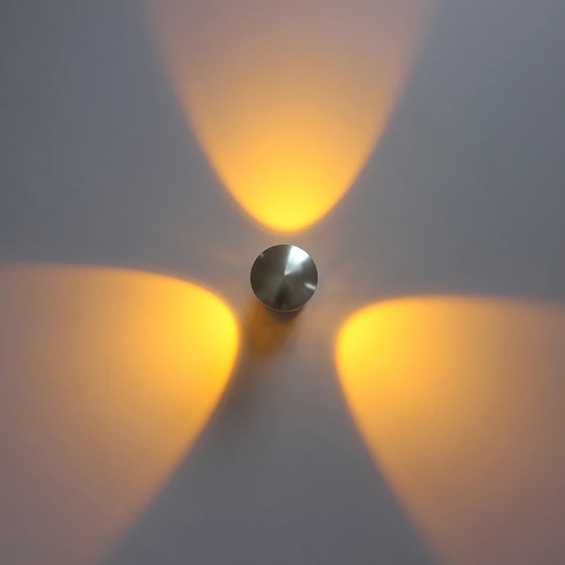 

Simple 3W LED Aluminum Foyer Wall Sconces AC85-265V Mushroom wall lights for Indoor Home Bed room Decoration Fixtures