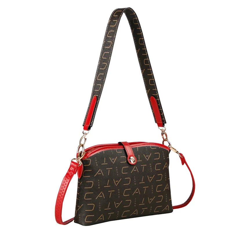 

2019 New Women's Bag Single Shoulder Slant Bag Simple PU Hand-held Square Bag