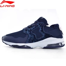 Clearance)Li-Ning Women Bubble Cushion Streetwear Walking Shoes Textile Fitness Sneakers TPU Support Sport Shoes GLKM164 YXB126