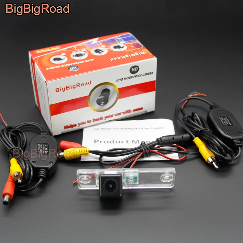 Камера заднего вида BigBigRoad для Toyota Hilux Surf Innova 2002 2012 / Land Cruiser Prado LC150 Fortuner Sequoia 4Runner
