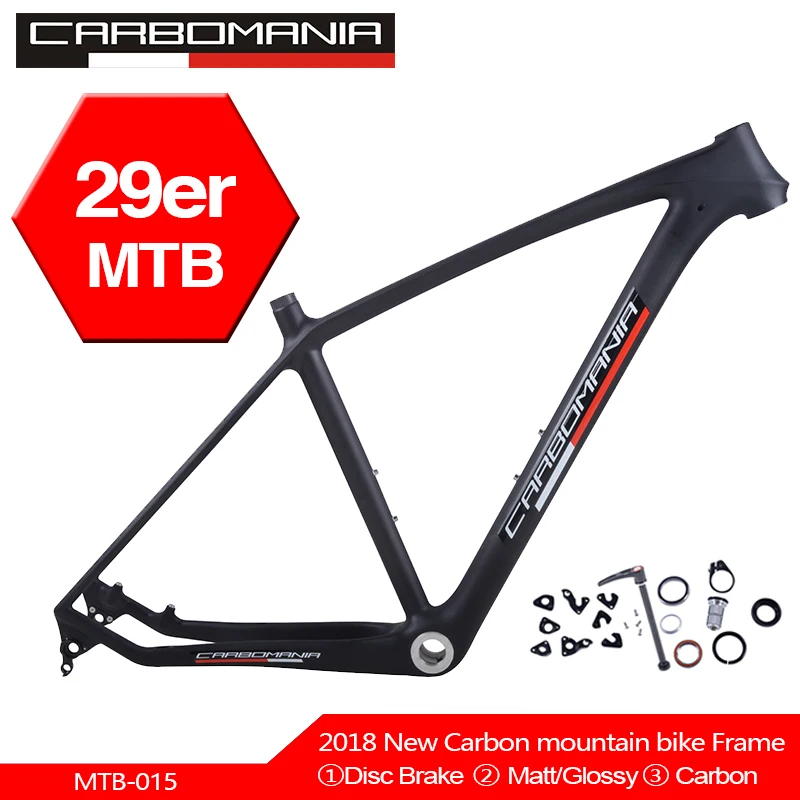 Best carbomania Carbon Mountain Bike Frame 29er Chinese Carbon mtb Bicycle Frame T800 Carbon Fibre Frame Bike 29inch carbon frame BSA 0 Best carbomania Carbon Mountain Bike Frame 29er Chinese Carbon mtb Bicycle Frame T800 Carbon Fibre Frame Bike 29inch carbon frame BSA 0