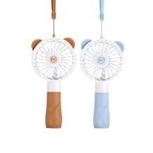 Переносной мини-вентилятор Ручной Стол увлажнение мини мультфильм вентилятор компактный и прекрасный нежный и прочный 1 шт. мини ручной вентилятор