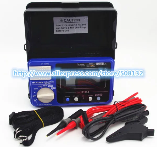

HIOKI IR4056-20 5-Range, 50 to 1000V Digital Insulation Resistance Tester!!