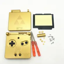 New Gold Zelda shell for Nintendo Game Boy Advance SP GBA Case/Casing/Shell/Housing Kit