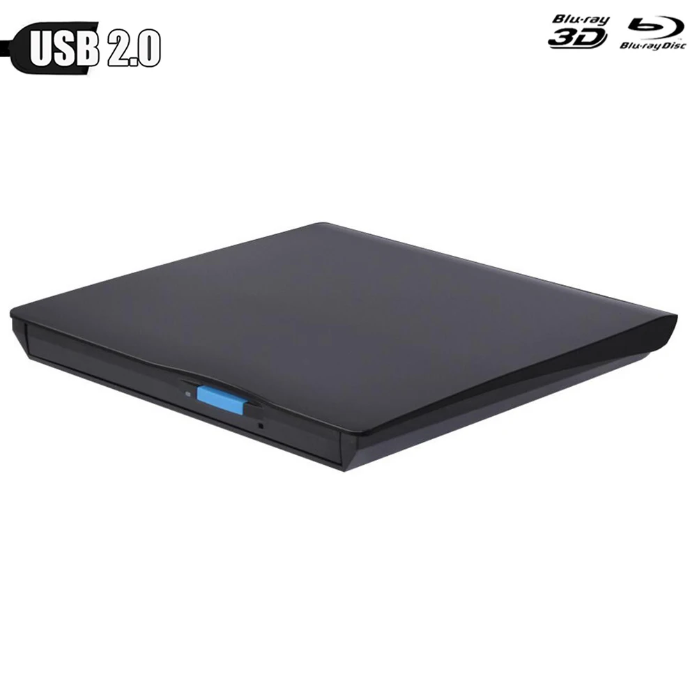 Bluray USB 2,0 Внешний Оптический привод для записи dvd-дисков BD-ROM Blu-Ray Player для Windows7/8/10 портативных ПК Тетрадь