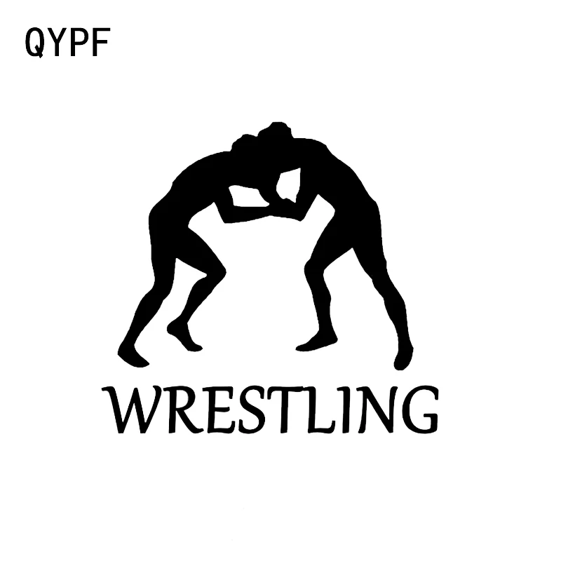 

QYPF 13.1*12.2CM Fashion Judo Stickers Car Styling Reflective Silhouette High Quality Accessories Black Silver C16-0404