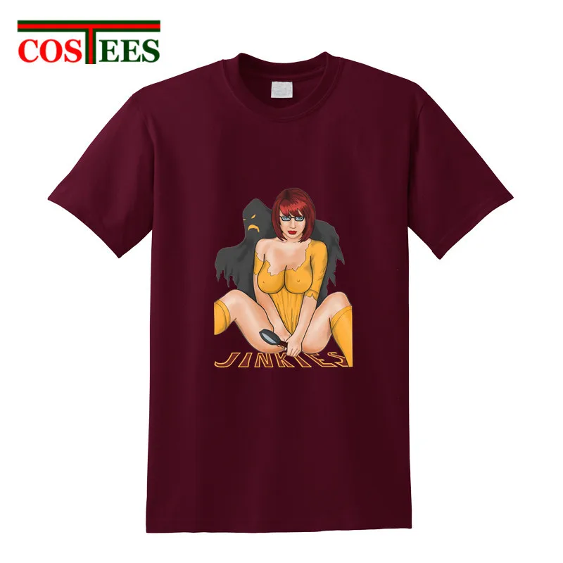 Мужские футболки Supernatural Scooby Doo сексуальные реалистичные Velma Jinkies & Ghost мужские