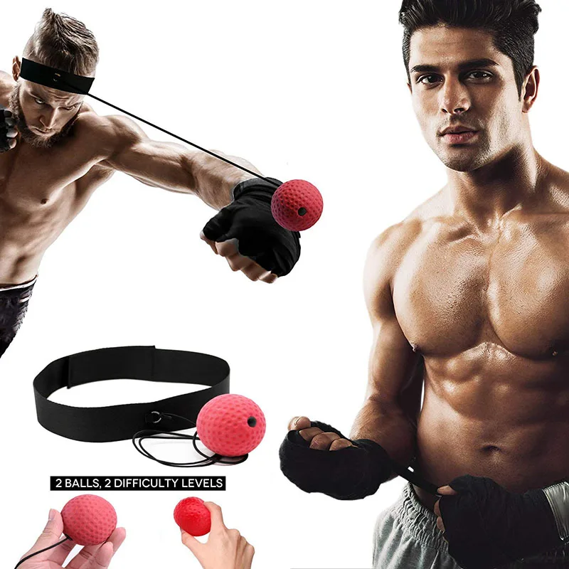 

drop shipping Multiple specifications Boxing ball Boxing belt boks Fight Ball With Head Band Reflex Speed Boxer Gym Training