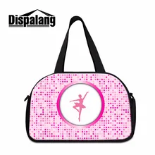 Dispalang плечо дорожная сумка для Для женщин розовые балетки для девочек большой вещевой мешок спортивная сумка для подростков Art Туристическая Сумка для Для женщин
