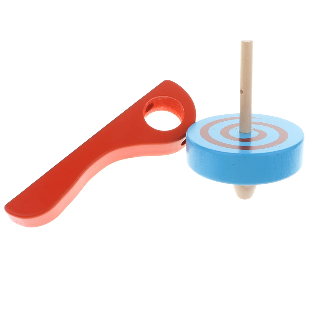 Классические детские деревянные Peg-Top с пусковой веревочкой спиннинг гироскоп игрушки для детей, подарки