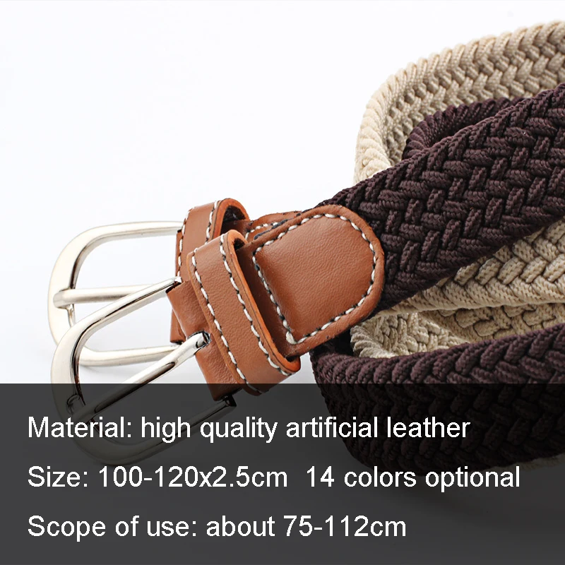 NEW Boys Navy Blue Woven Fabric D-Ring Buckle Fastening Belt Size S M L A66