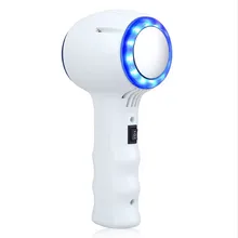 Популярный синий светодиодный горяче-холодный молоточек косметический аппарат для лица Теплый лед прохлада подтяжка кожи сужает поры массаж