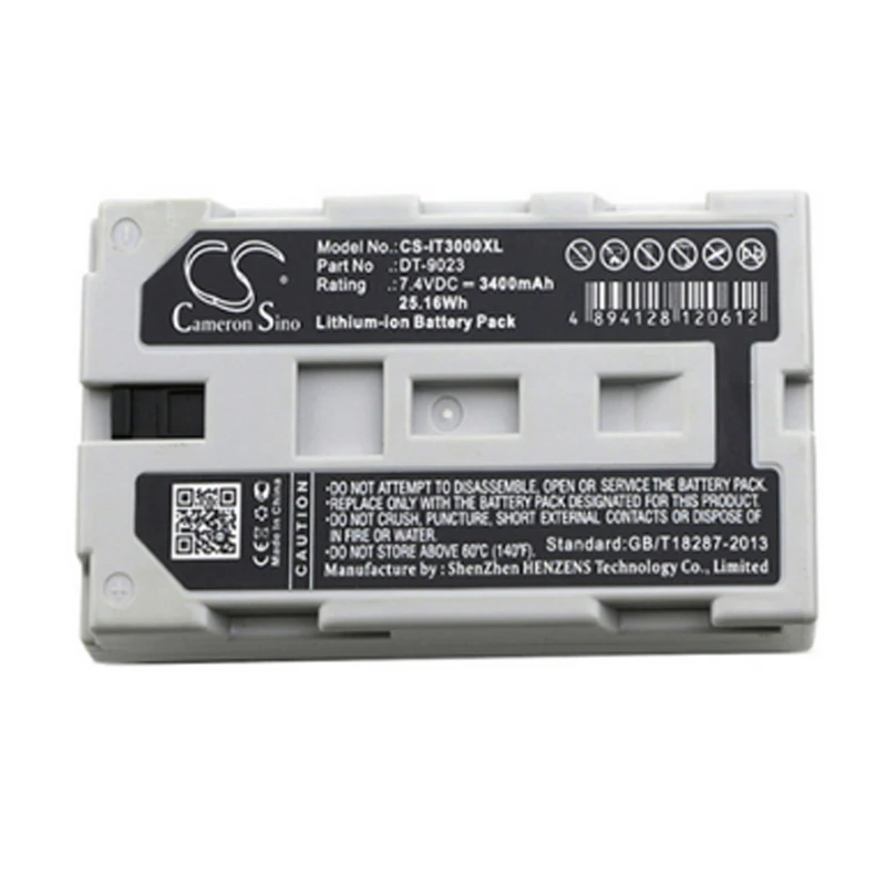 

3400mAh / 25.16Wh New Battery Compatible For Casio IT2000 IT-2000D30E IT-2000D33E PDA Scanner Replacement Spare Parts