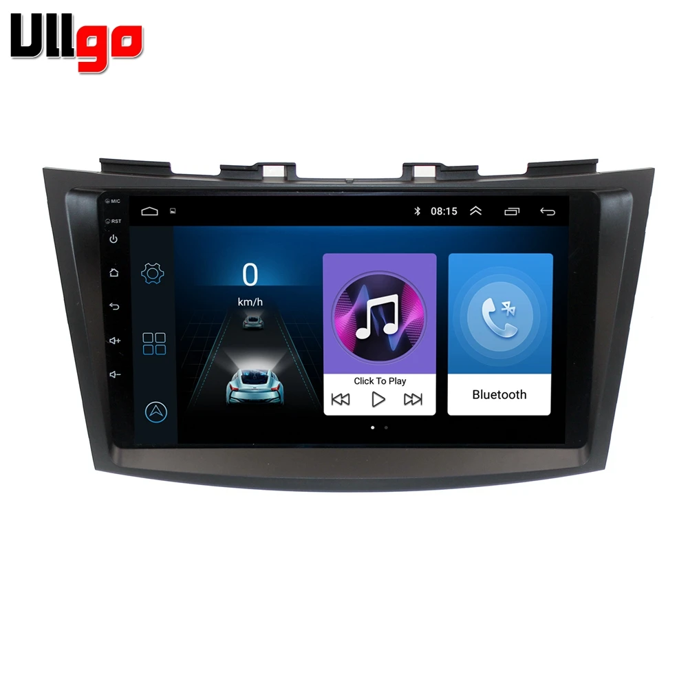 Excellent 9 inch 1G RAM+16G ROM Quad Core Android 8.1 Car Head Unit for Suzuki Swift 2006-2012 with Bluetooth Radio Mirror-link Wifi 0