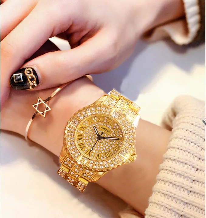 

Women Watches Women Fashion Watch 2019 Geneva Designer Ladies Watch Luxury Brand Diamond Quartz Gold Wrist Watch Gifts For Women