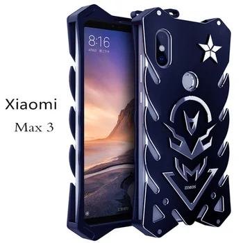 

Xiaomi Mi Max 3 Case Zimon THOR Shockproof Heavy Duty Armor Metal Back Cover Aluminium Phone Cases For Xiaomi Mi Max 3 Max3