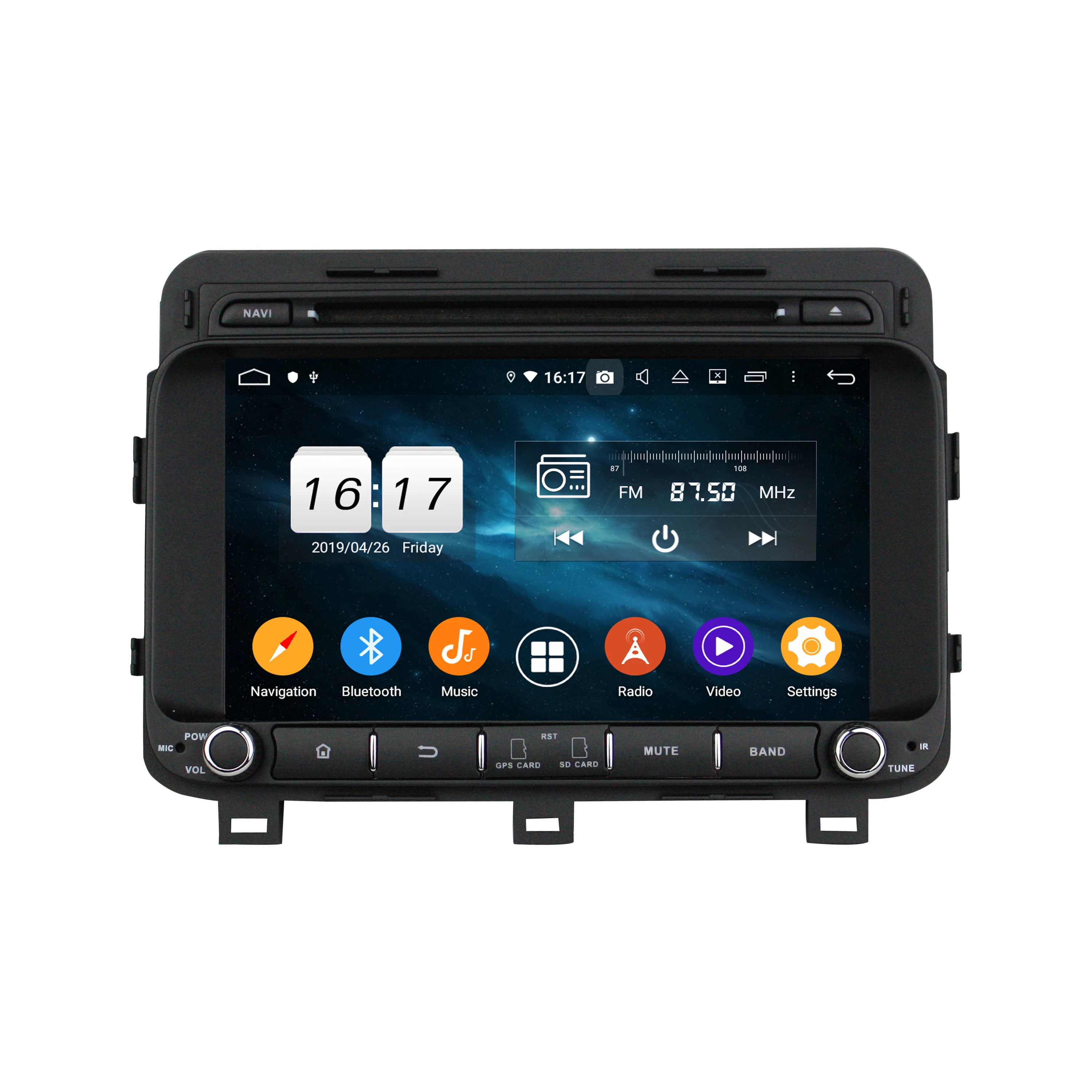 Sale 4GB RAM 8" Android 9.0 Car Stereo Radio DVD GPS Head Unit for Kia K5 OPTIMA 2014 2015 Bluetooth 4.2 WIFI Mirror-link 1