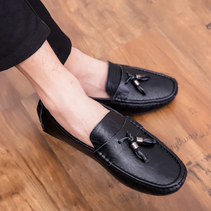 

Men Loafers Shoes outdoor Italy Oxfords Business Dress Boat Shoes Formal Oxford Men Flat Shoes Wedding party shoes p4