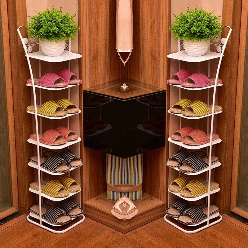

Multi-layer shoe frame simple home space economy mini storage dust proof shoe frame iron art bedroom whole net shoe cabinet