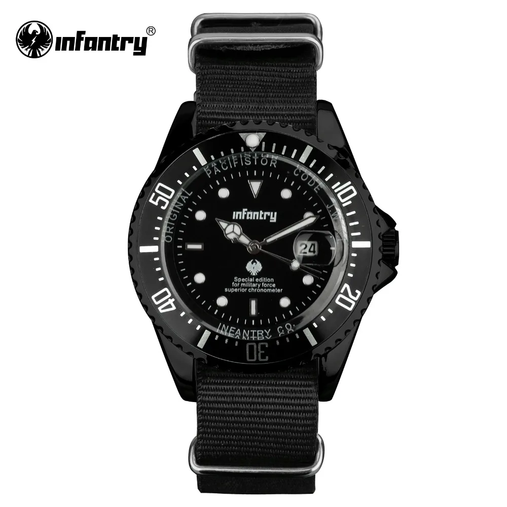 

INFANTRY Military Watch Men Tactical Army Police Mens Watches Top Brand Luxury 2018 Datejust Nato Strap Watch Relogio Masculino