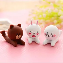 Модный милый мобильный в виде животного держатель для телефона, настольное украшение, двойное использование, пластиковые настольные аксессуары, специальный высококачественный подарок для детей