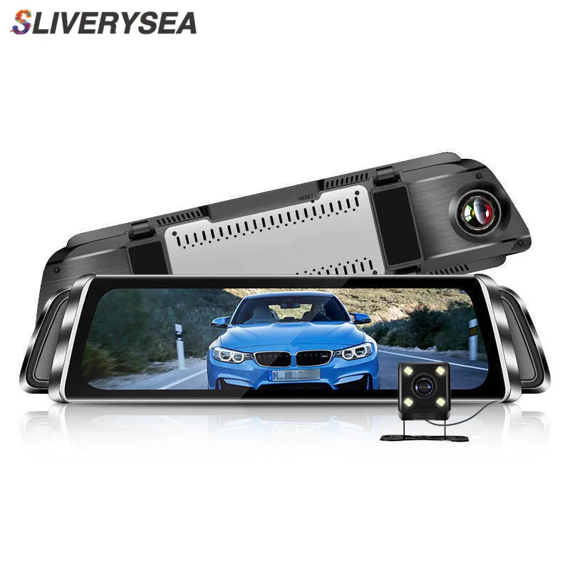 

SLIVERYSEA 9.35" IPS Touch Screen Car Camera HD 1080P Rear View Mirror DVR Drive Recorder ADAS G-Sensor WDR