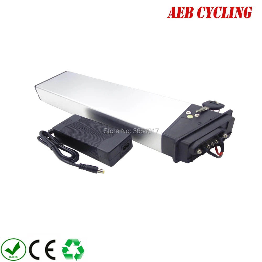 Cheap 60V High voltage folding bike battery 60V 10.5Ah Lithium ion silver case battery for city bike foldable ebike with charger 2