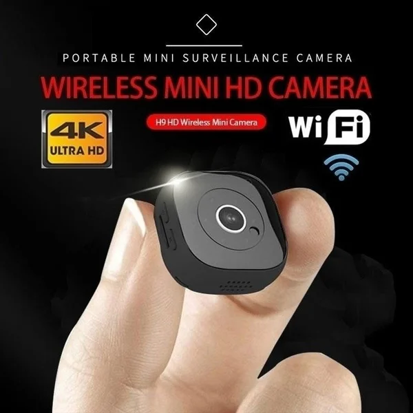 Wifi мини камера инфракрасного ночного видения 1080P HD Запись портативный DVR wifi видеокамера датчик движения Спорт DV Поддержка Скрытая карта - Цвет: Черный