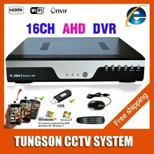 New Products 16CH AHD DVR For 720P 960P 1080P AHD CCTV Camera 16 Channel ONVIF IP