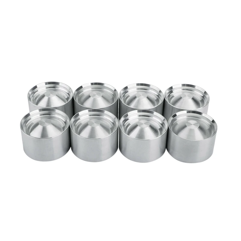 

8Pcs Silver Aluminum Storage Cup For Napa 4003 / Wix 24003 Od 1.797 "Id 1.620"