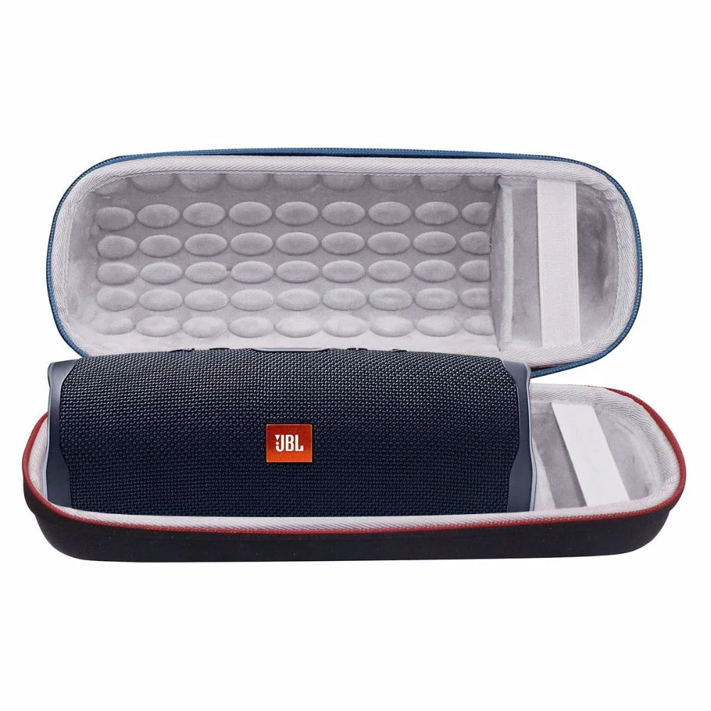 Best EVA Leather Portable Charge4 Column Protective Case Cover for JBL Charge 4 Bluetooth Speaker Bag Carrying Case Hard Handbag Box