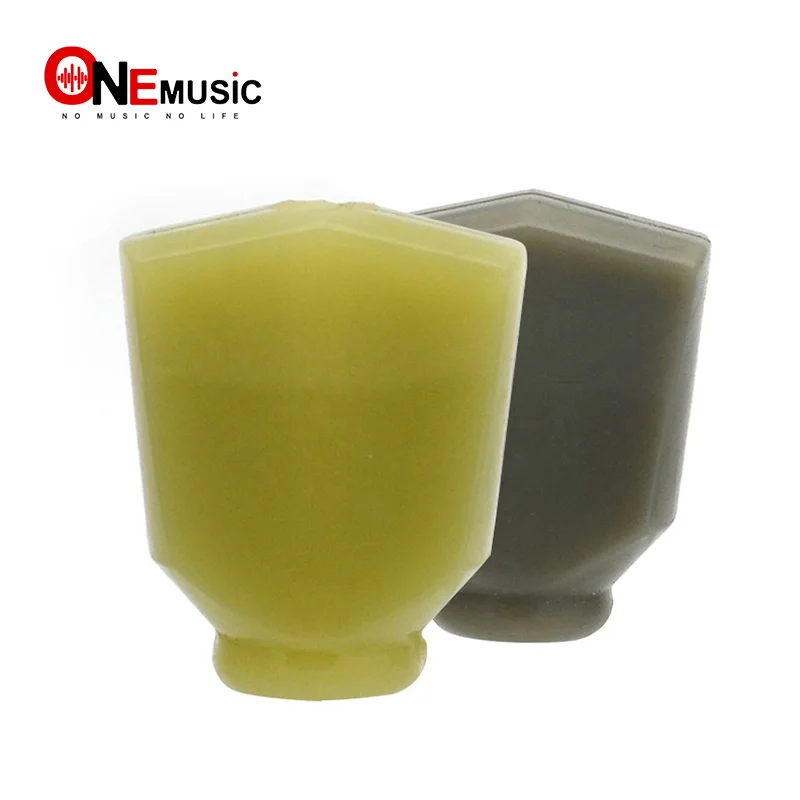 

6Pcs Jade Green Retro Trapezoid Plastic Guitar Tuning Peg Tuners Machine Heads Replacement Button knob Handle Cap Tip - 2 Color