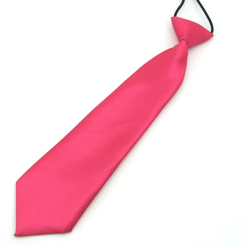 Модные Повседневные однотонные Галстуки ярких цветов, ширина 6 см, узкие детские галстуки, классический костюм, тонкие галстуки для свадьбы для детей, BH - Цвет: Rose red