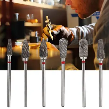 

1 pc Pro Tungsten Steel 2.35mm Shank Wood Burr Bit DIY Wood-working Carving Bit Engraving Tools for Jewelry Engraving Polishing